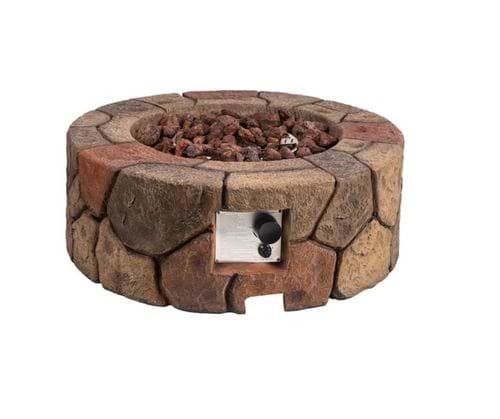 שולחן אש דמוי מסלעה FIRE PIT  דגם TM19023 