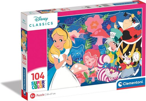 פאזל 104 חלקים - עליסה בארץ הפלאות