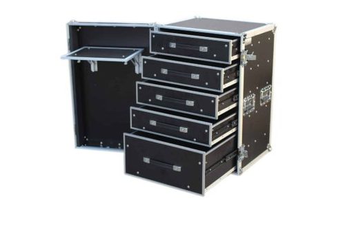 קייס עם 5 מגירות ושולחן מתקפל Speed Case C-5 Drawers