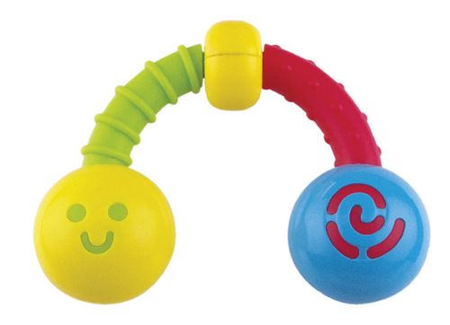 נשכן ורעשן לתינוק עם חרוזים זחל