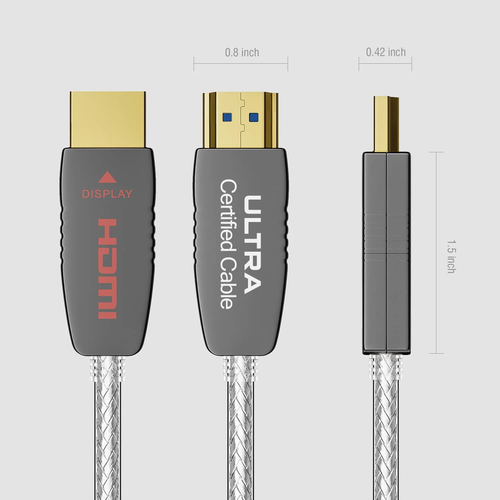 RUIPRO 8K Fiber Optic HDMI Cable - 10 Meter