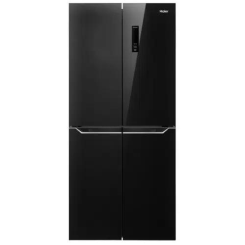 מקרר מקפיא תחתון 4 דלתות 472 ליטר HAIER דגם HRF4494FB זכוכית שחורה