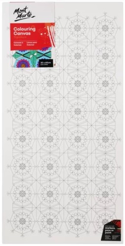 קנבס 30*60 עם דוגמא לצביעה - אינפיניטי