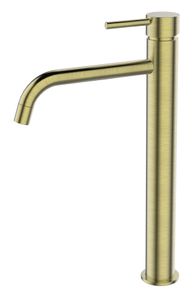 ברז פרח גבוה ALTO זהב מוברש AQUILA PREMIUM