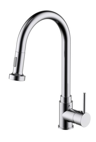 ברז מטבח נשלף ARCO כרום ניקל AQUILA PREMIUM