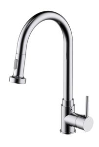 ברז מטבח נשלף ARCO כרום ניקל AQUILA PREMIUM