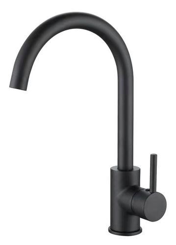 ברז פרח ארוך DONALD שחור AQUILA PREMIUM