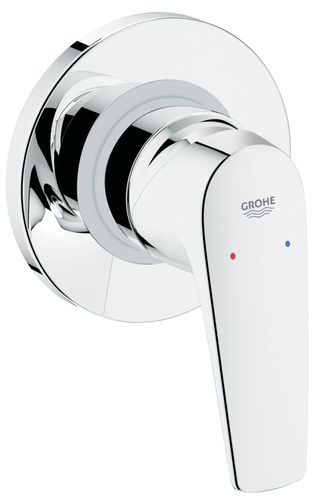אינטרפוץ 3 דרך אובלי BAUFLOW כרום ניקל GROHE 29046000