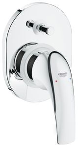 אינטרפוץ 4 דרך אובלי BAUCURVE כרום ניקל GROHE 29043000