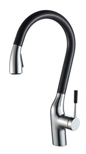 ברז מטבח נשלף HENRI כרום ניקל AQUILA PREMIUM
