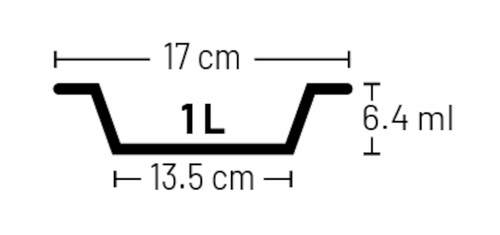 קערת מים /אוכל לכלבים DIAMI 1L פלמינגו