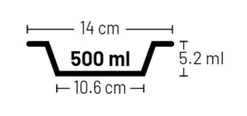 קערת אוכל/מים לכלבים DIAMI 500ML פלמינגו