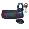 סט גיימינג 3 ב-1 מקלדת עכבר אוזניות Gaming Combo Set Keyboard/Mouse/Headphones