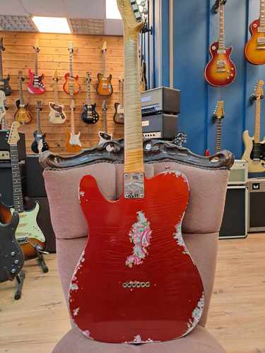 Fender Custom Shop Ltd Edition 60’s H/S Relic Telecaster Aged Candy Apple Red over Paisley 2017 