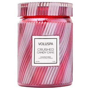 נר ריחני בצנצנת זכוכית 510 גרם - Crushed Candy Cane