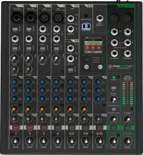זוית נוספת Mackie ProFX10v3+ Analog Mixer