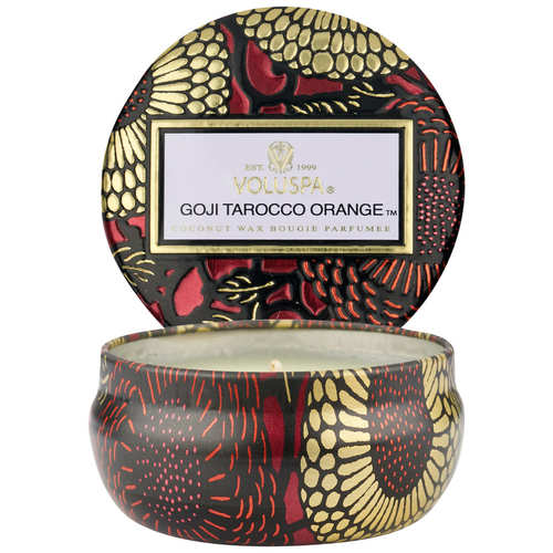 נר ריחני בקופסת פח - Goji Tarocco Orange