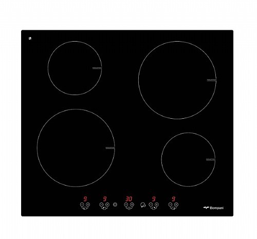 כיריים קרמיות אינדוקציה 4 להבות 60 ס״מ מבית BOMPANI דגם BO267IND