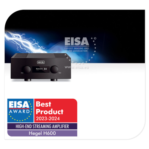  מגבר משולב סטרימר ו- Hegel H600 REFERENCE DAC