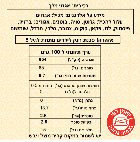 אגוזי מלך 500 גרם