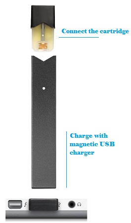 מטען לסיגריה אלקטרונית Juul