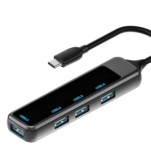 מפצל / מתאם USB TYPE-C גרסה 3.0V לארבע יציאות 