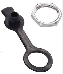 כבל עם שקע יצוק DC 2.5MM מוגן מים