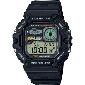 CASIO WS-1700H-1A גאות ושפל ומצב ירח חדש