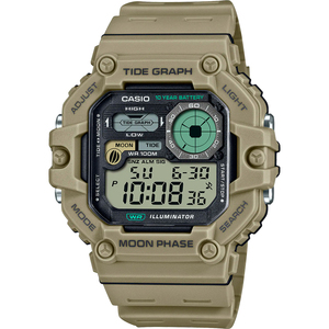 CASIO WS-1700H-5A גאות ושפל ומצב ירח חדש