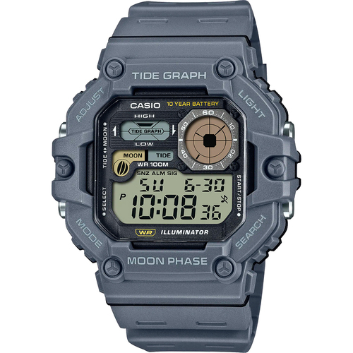 CASIO WS-1700H-8A גאות ושפל ומצב ירח חדש