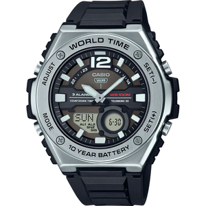 CASIO MWQ-100-1A אנלוגי-דיגיטלי מתכתי