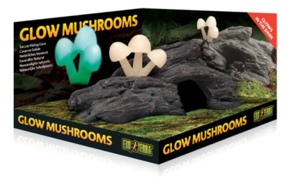GLOW MUSHROOMS Natural Hide Out לזוחלים PT2843