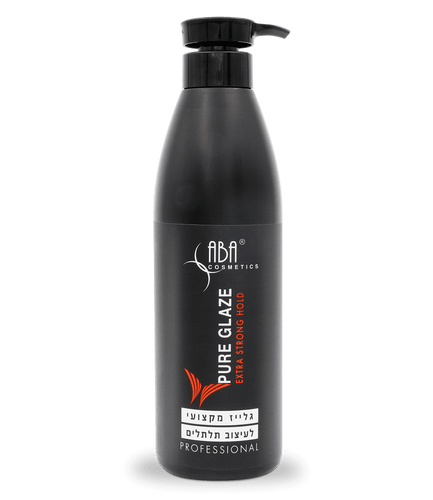 דיל!12 יחידות גלייז מקצועי לעיצוב תלתלים ABA 500ML