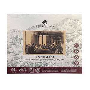 בלוק נייר 100%כותנה ANNIGONI 24x30 MAGNANI