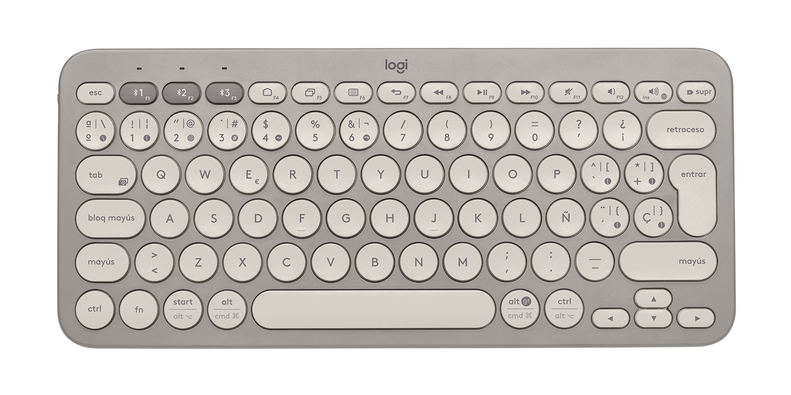 מקלדת K380 MULTI-DEVICE BLUETOOTH KEYBOARD