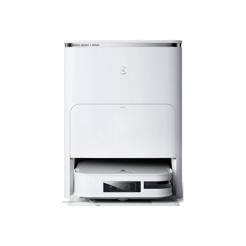 שואב אבק רובוטי עם תחנת עגינה דגם DEEBOT X2 OMNI ECOVACS בצבע לבן