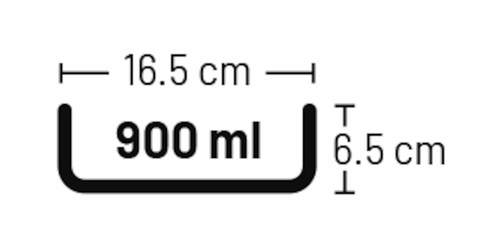 קערת אוכל /שתייה קרמית לכלבים 900 מ