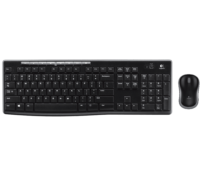 מקלדת ועכבר אלחוטיים Logitech Wireless Combo MK270