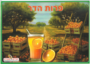 20 חוברות עבודה וצביעה פירות הדר
