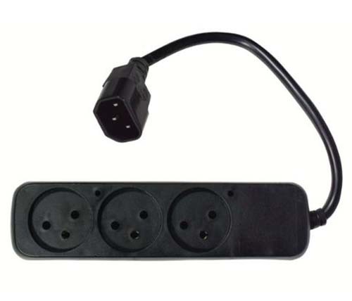 מפצל לאל פסק עם 3 שקעים