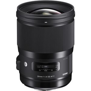 עדשה Sigma 28mm f/1.4 DG HSM Art לפנסוניק - השכרה