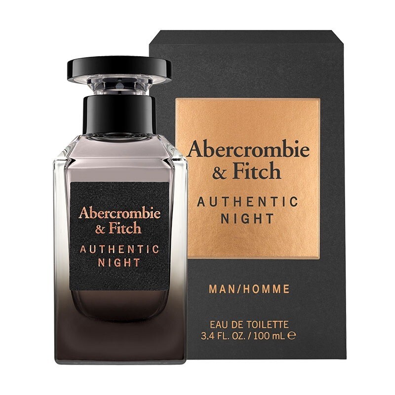 בושם לגבר אברקומבי ABERCOMIE & FITCH AUTHENTIC NIGHT 100 ML E.D.T