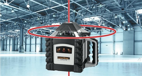 Quadrum 410S - לייזר מסתובב קרן אדומה Laserliner 053.00.07A