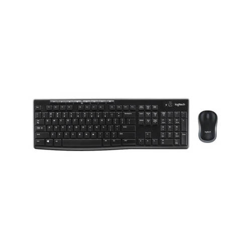 סט מקלדת ועכבר אלחוטיים דגם MK270 LOGITECH בצבע שחור