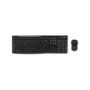 סט מקלדת ועכבר אלחוטיים דגם MK270 LOGITECH בצבע שחור