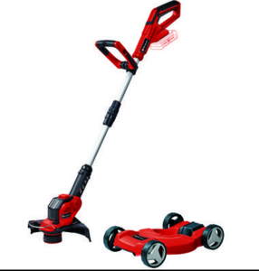 מכסחת  משולבת חרמש דשא מיני נטען 18V EINHELL  GE-CT 18/28 Li TC-Solo [ סוללה + מטען  ]