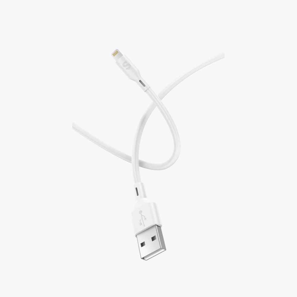כבל אייפון  SILVER LINE LIGHTING TO USB 1.2M
