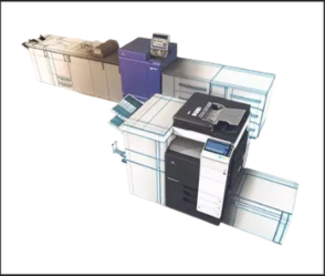 מכונת צילום והדפסה A3 משולבת צבע Konica Minolta Bizhub C257i