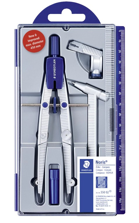 ֿמחוגה מתכת עם בורג ומוט הארכה STAEDTLER 550 02 NORIS comfort