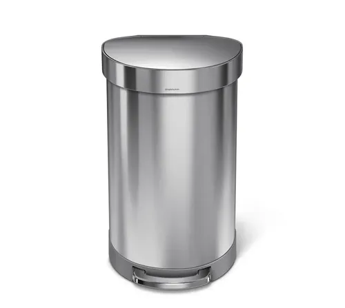 פח דוושה חצי עגול נירוסטה 45 ל' סימפליומן | Simplehuman